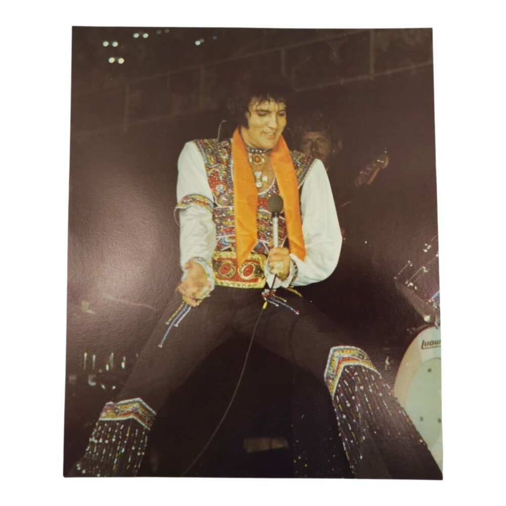 Elvis Presley 8x10 Photo 1975 Asheville NC Dentist Appointment W O Enterprises